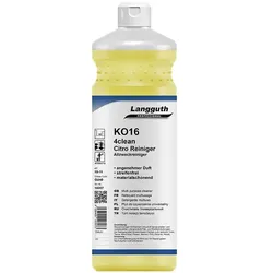 Langguth KO 16 Allzweckreiniger Citro 1 L Universalreiniger Duftreiniger mit intensiver streifenfreier Reinigung
