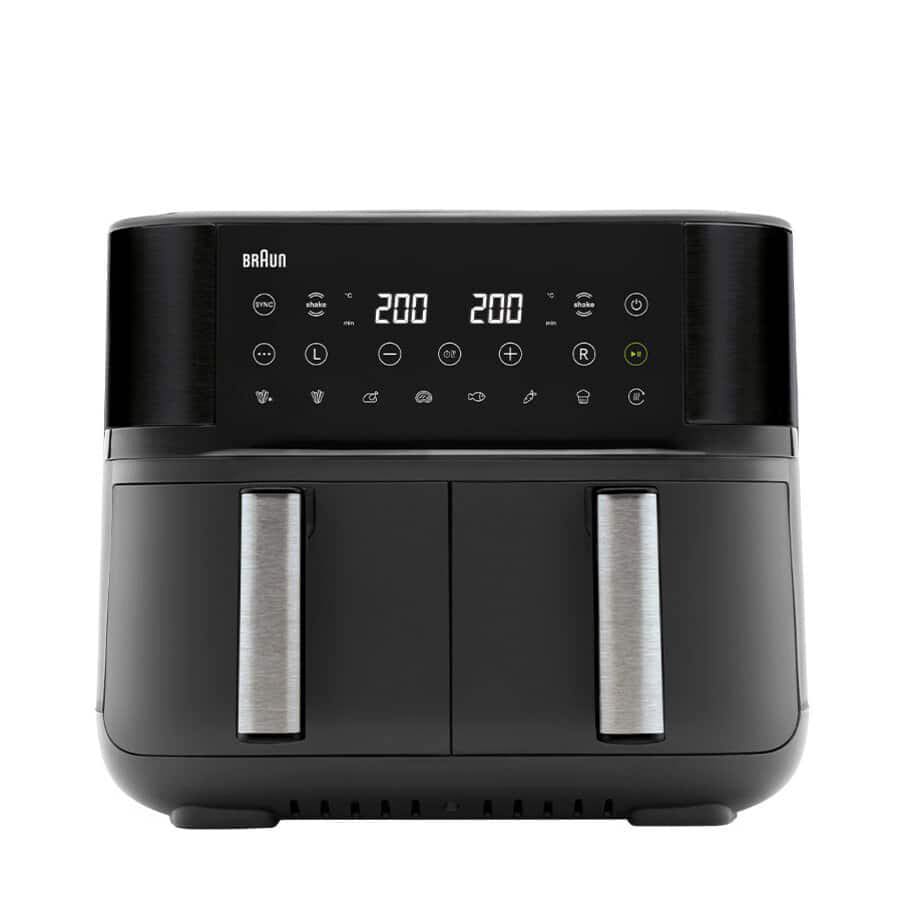 Braun TwinCook 3 Heißluftfritteuse TD 3030I 8 L Schwarz 0X12500010