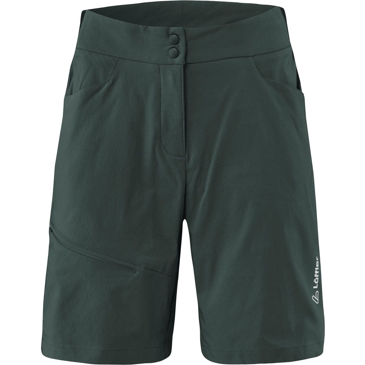 Löffler Women Bike Shorts Comfort-e CSL forest (365) 34 23563-365-34