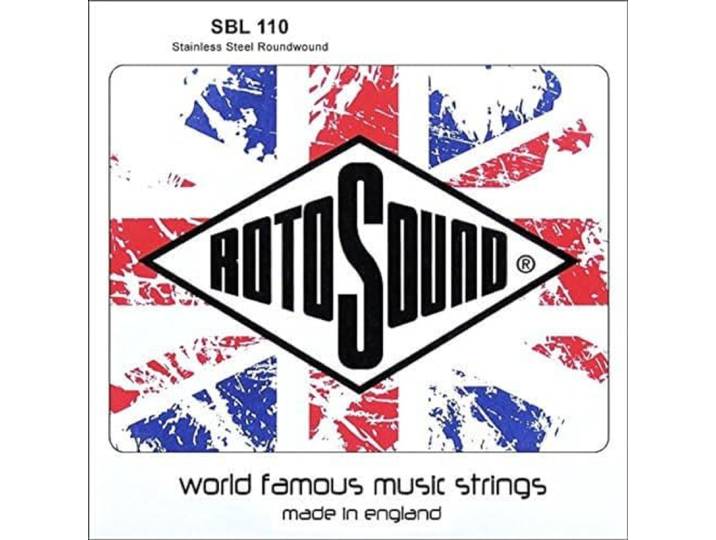 Rotosound Snaren voor Elektrische Bas STAINLESS Enkele Snaren SWING 66 .110 w/2,79 mm wound SBL110