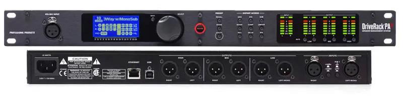 Digitaler PA-Lautsprecher-Controller - Modell PA2 - 3 In 6 Out - AC-Netzbetrieb - Kompatibel mit Originalsoftware