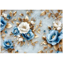 FOTOTAPETE Blumen 3D Effekt Glamour Wohnzimmer 400x280