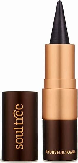 Soultree Lapiz Delineador Kajal Negro Puro 3g