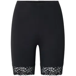 Tchibo - Radlershorts mit Spitzenborte - Damen - Gr. XXL - schwarz