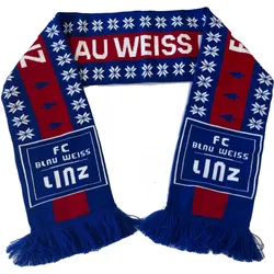 FC Blau-Weiß Linz Winterschal - blau / ONE SIZE