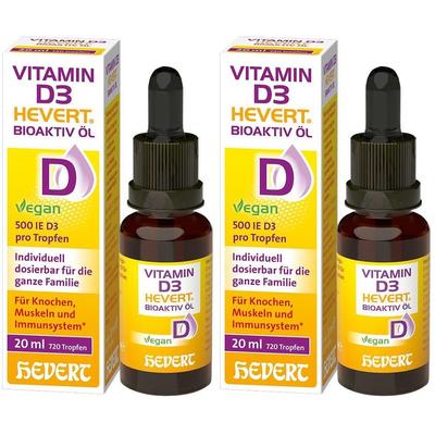 Vitamin D3 Hevert Bioaktiv Öl 2x 2x20 ml