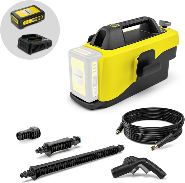 Karcher OC 6-18 Battery Set - Nettoyeur à moyenne pression mobile à batterie - 18V 2,5 Ah