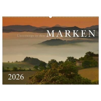 Unterwegs in den Marken (Wandkalender 2026 DIN A2 quer), CALVENDO Monatskalender