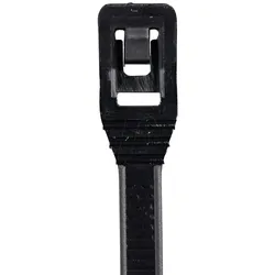 COBRA 406 SW-UV - Kabelbinder, UV-beständig, 370 mm, schwarz, 100er-Pack