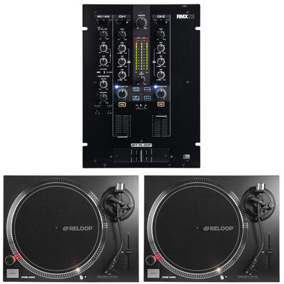 Reloop RMX-22i RP 2000 USB MK4 Bundle Schwarz