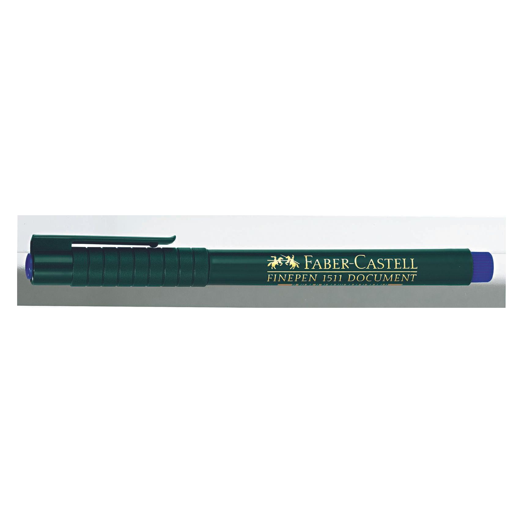 Faber 10 FABER-CASTELL 1511 Fineliner blau 0,4 mm (10x) (151151)