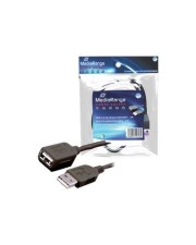 MEDIARANGE USB-Verlängerungskabel USB M bis W 2.0 3 m Schwarz (MRCS111)