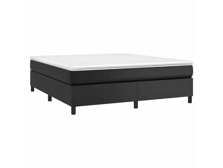 CONFORTHA®Structure de lit à lattes noir 160x200 cm similicuir - Lit & accessoires (12884)