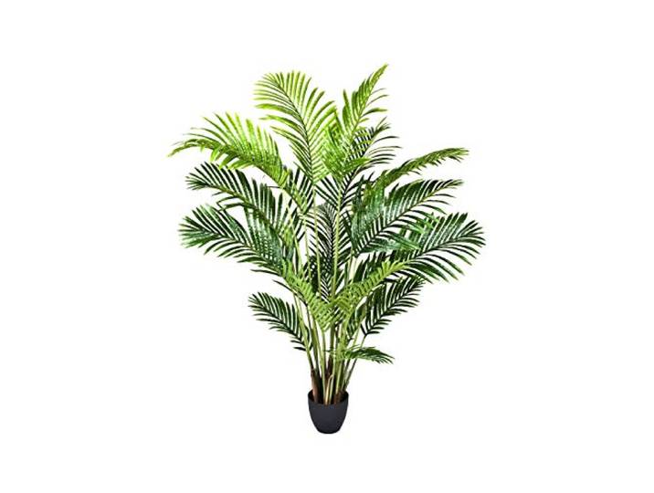 GreenBrokers Künstliche Areca-Phönix-Palme im Topf, UV-geschützt, lebensechte Innen- und Außendekoration, pflegeleicht, immergrüne Blätter, 150 cm