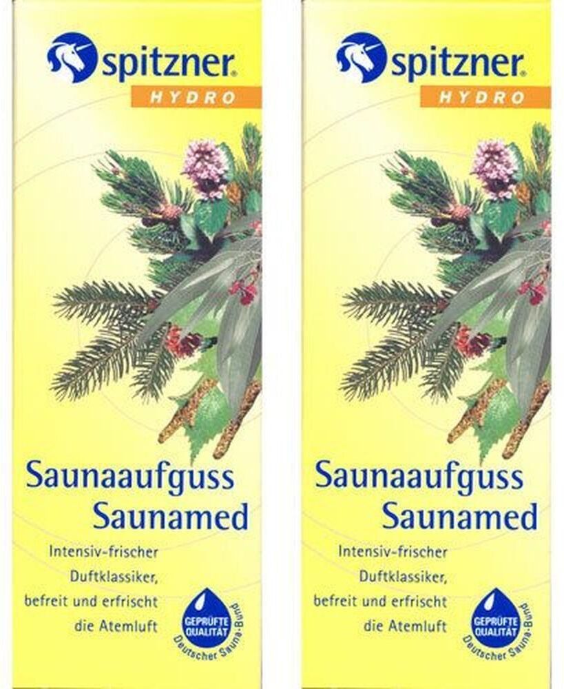 Spitzner Saunaaufguss Saunamed Hydro 2x 2x190 ml Konzentrat