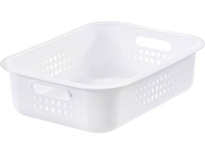 SmartStore - Basket 6 Opbergmand 6 liter Recycled - Polypropyleen - Wit