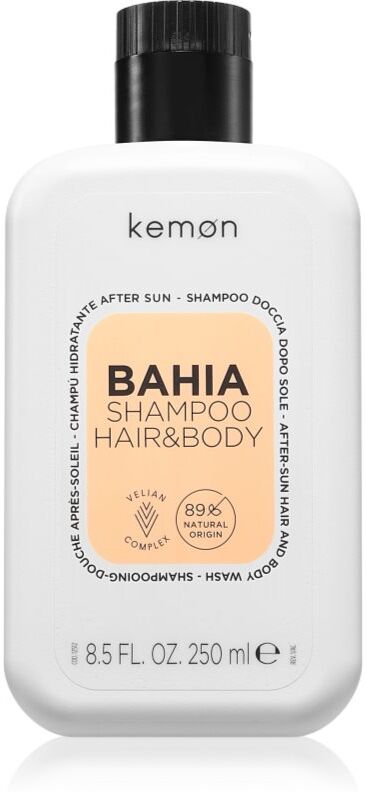 Kemon Group Bahia shampoing hydratant pour cheveux et corps 250 ml