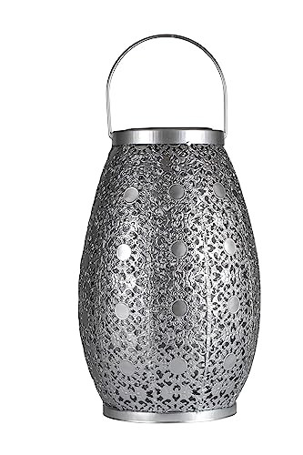 Pauleen Sunshine Temptation LED-lantaarn op zonne-energie zilver