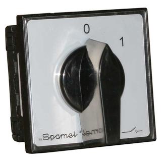 Spamel Schalter 0-1 3P 25A an der Schalttafel befestigt - SK25-2.8211P08 (SK25-2.8211P08)