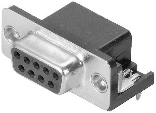Weidmüller D-SUB F6.3 T09HU 3.2B2 TY BK 2626700000 D-SUB Buchse 90° Polzahl: 9 Löten