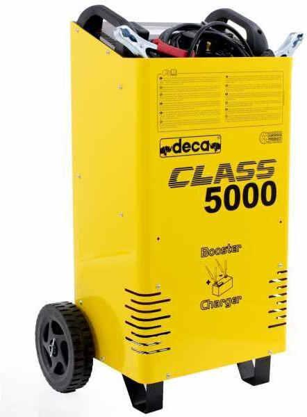 Deca CLASS BOOSTER 5000 - Chargeur de batterie/démarreur - sur chariot - monophasé - batteries 12-24V