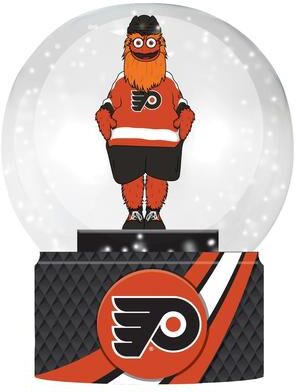Evergreen Philadelphia Flyers 5 in. Multicolor Glass Tabletop Snow Globe