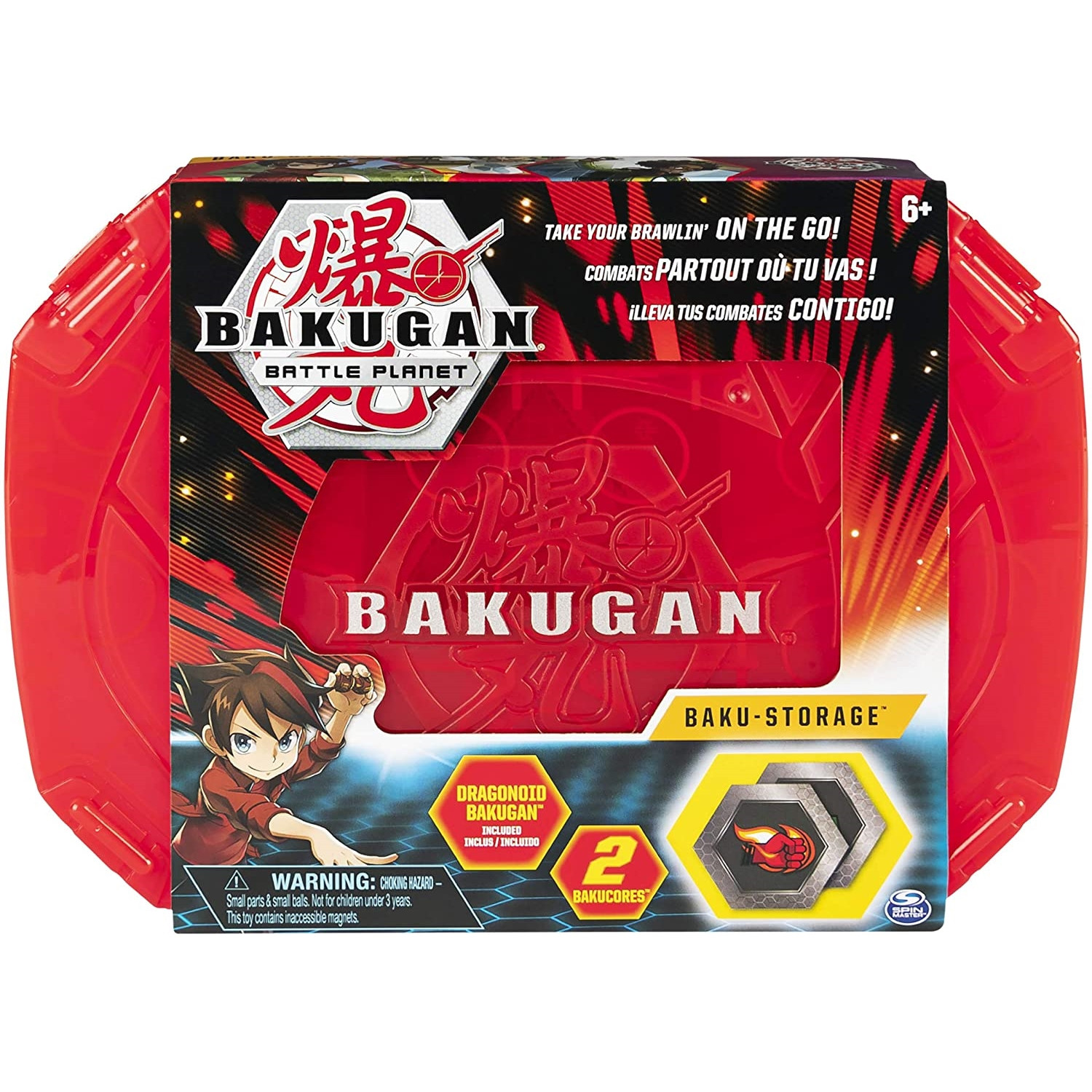 Spin Master 20115348 Bakugan opbergdoos, rood