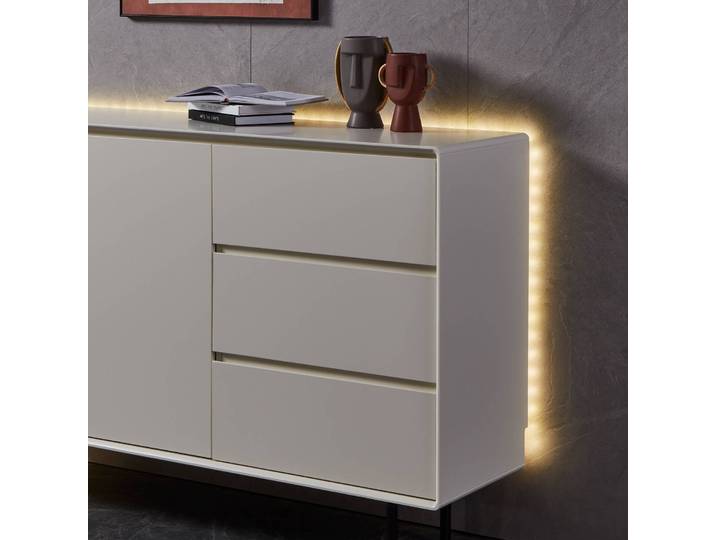 EGLO connect Stripe-Z RGBW LED strip, 8m Connect Stripe-Z, dimbaar, wit / opaal, Woon-/ Eetkamer, Kunststof