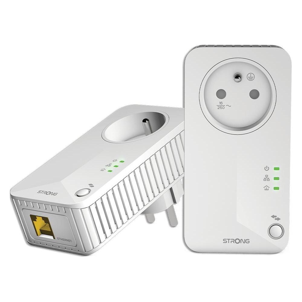 Strong POWERLINE 600 KIT (600Mb) - Pack de 2 (600 Mbit/s) (POWERL600DUOFRV2)