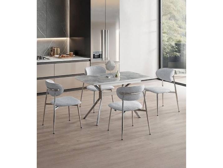 Xlmoebel Kinderbett Skandinavisches Kinderzimmer-Set mit Bett, Schrank und Kommode (Kinderzimmer-Set, 3-tlg., Kinderzimmer-Set, Bett, Kleiderschrank, Kommode), Made in Europa