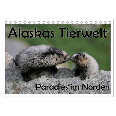 Alaskas Tierwelt - Paradies im Norden (Tischkalender 2027 DIN A5 quer), CALVENDO Monatskalender