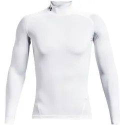UNDER ARMOUR HeatGear Armour Mock langarm Funktionsshirt Herren 100 - white/black 3XL