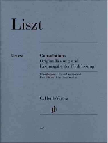 Franz Liszt - Consolations. Klavier - Preis vom 02.10.2026 23:42:20 h