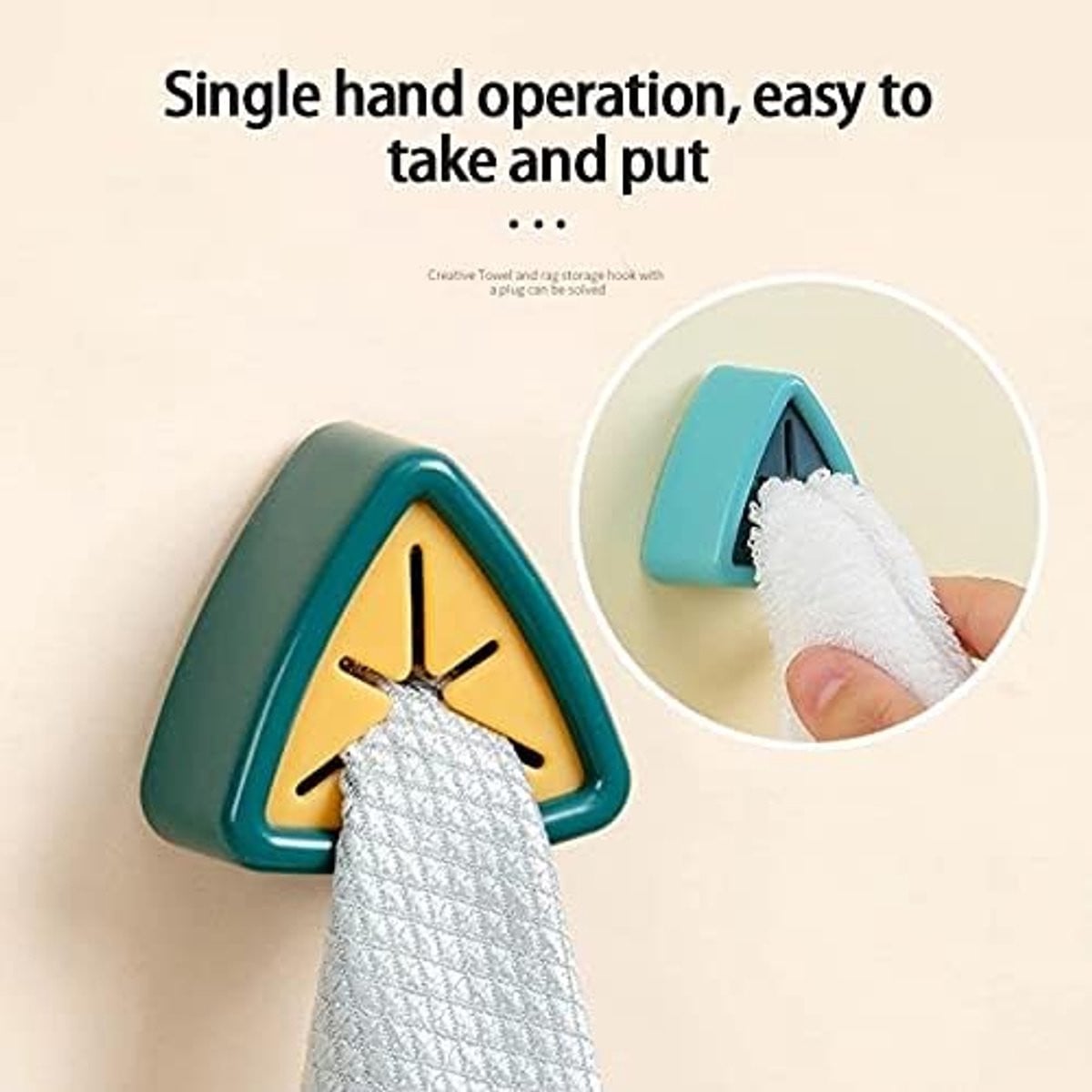 Handdoekhouder Wandrek voor de Keuken of Badkamer Style 1