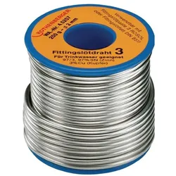 Rothenberger S-Sn97Cu3 Lötzinn Spule S-Sn97Cu3 250 g 3 mm (Lötspulenkit), Lötgerät Zubehör