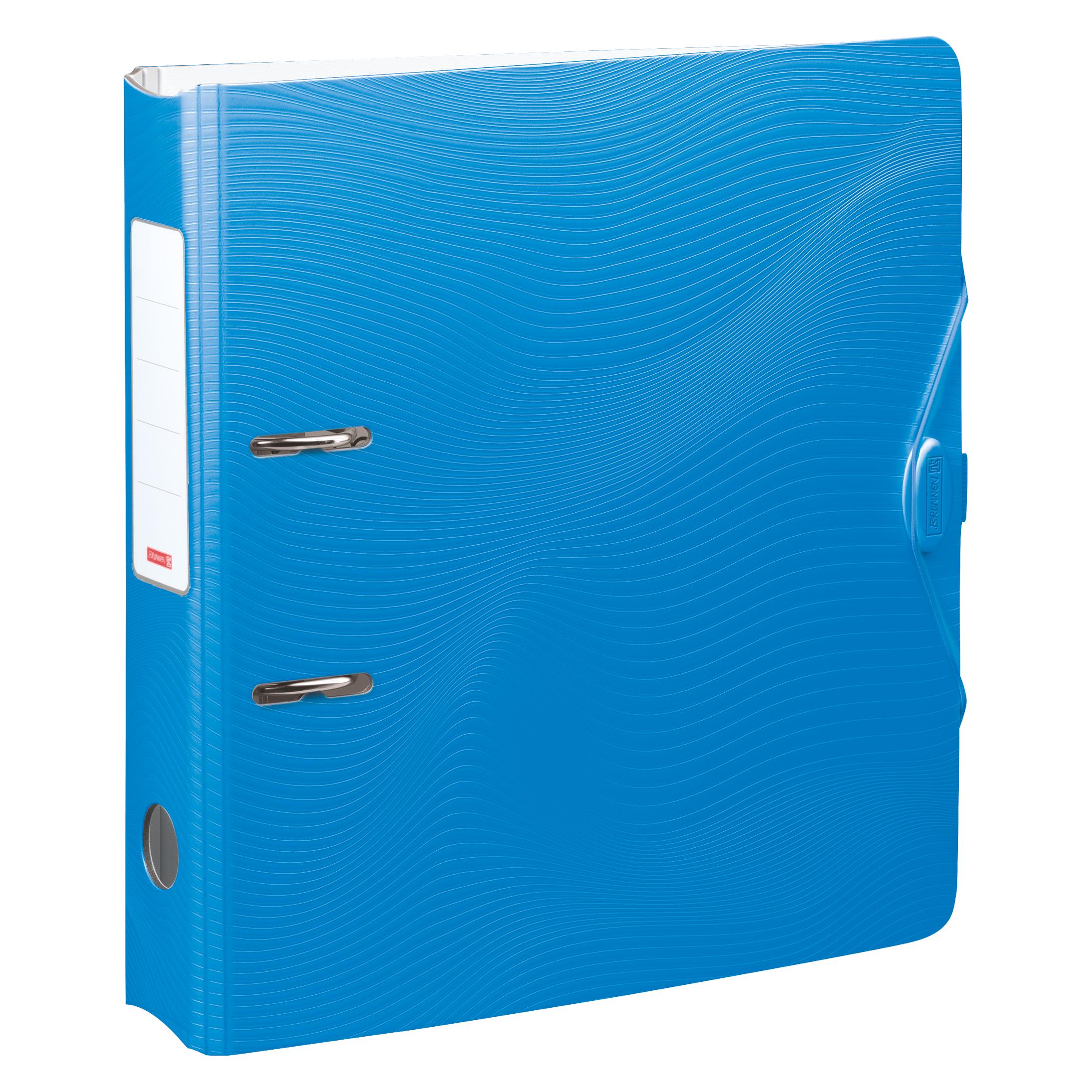 Brunnen WAVE Ordner azur Kunststoff 7,0 cm DIN A4 (A4, 70 mm, 1 Stk.) (102043733)