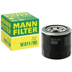 Ölfilter MANN-FILTER W 811/80 für Opel Hyundai Isuzu Kia Proton Ford Asia Motors