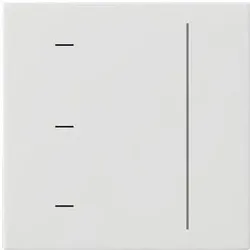 Gira 536527, Schalter + Taster, Weiss