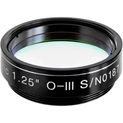 Explore Scientific O-III 12nm 1 25 Filter (31.75 mm), Objektivfilter, Schwarz