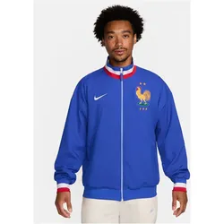 NIKE Frankreich Strike Dri-FIT Heim Einlaufjacke Herren 452 - bright blue/bright blue/white S