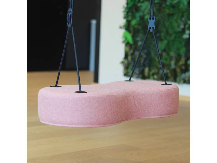 Schaukel TAPA 80 x 15 x 40cm Rot/Babyrosa