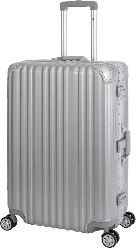 Famanu Hartschalenkoffer mit Aluminiumrahmen und verschiedenen Farben - 75 x 48 x 26 cm