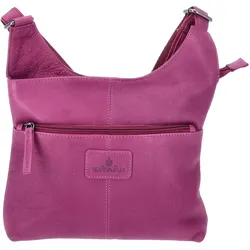 The Skandinavian Brand Leder Umhängetasche - Purple