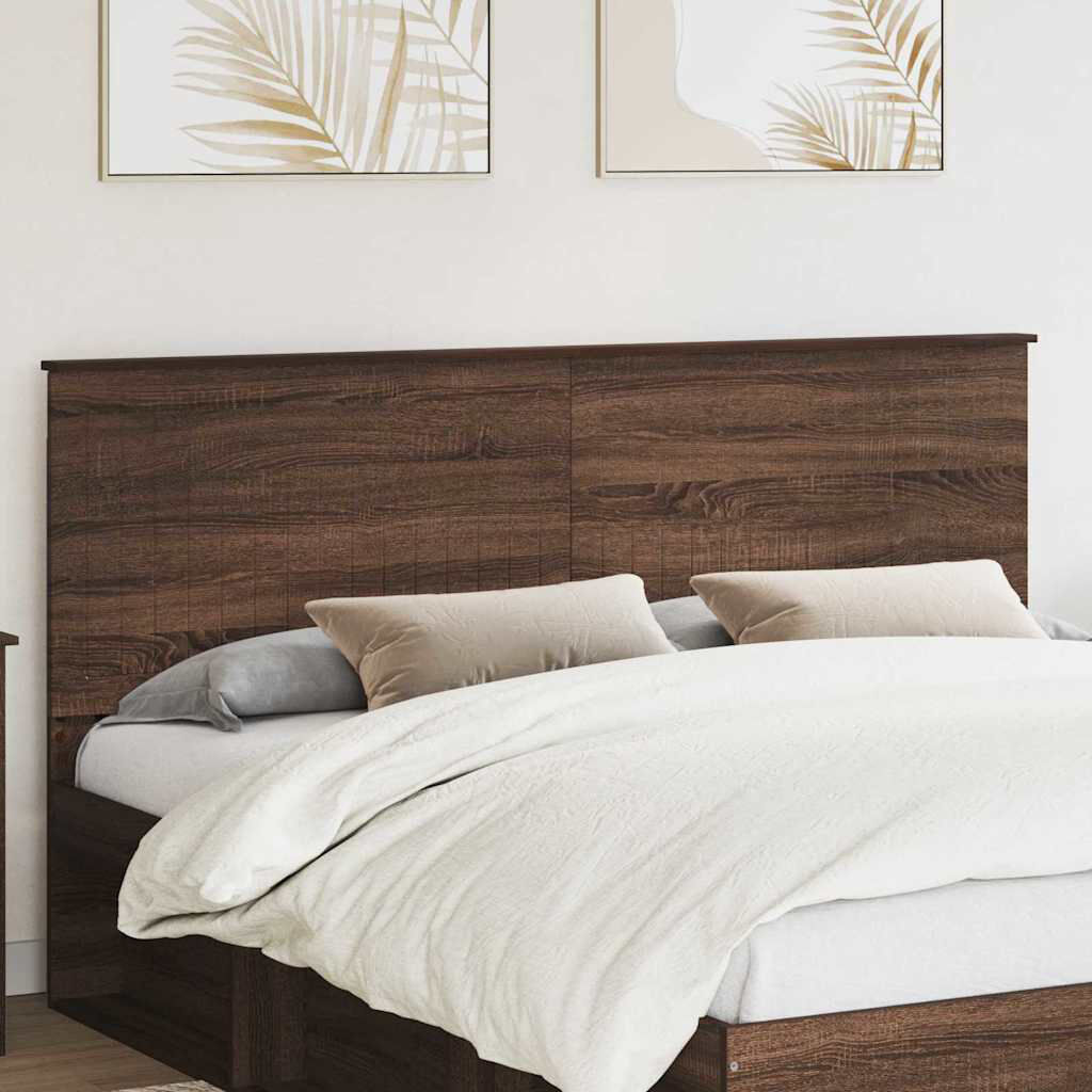 17 Stories Headboard Brown Oak California King
