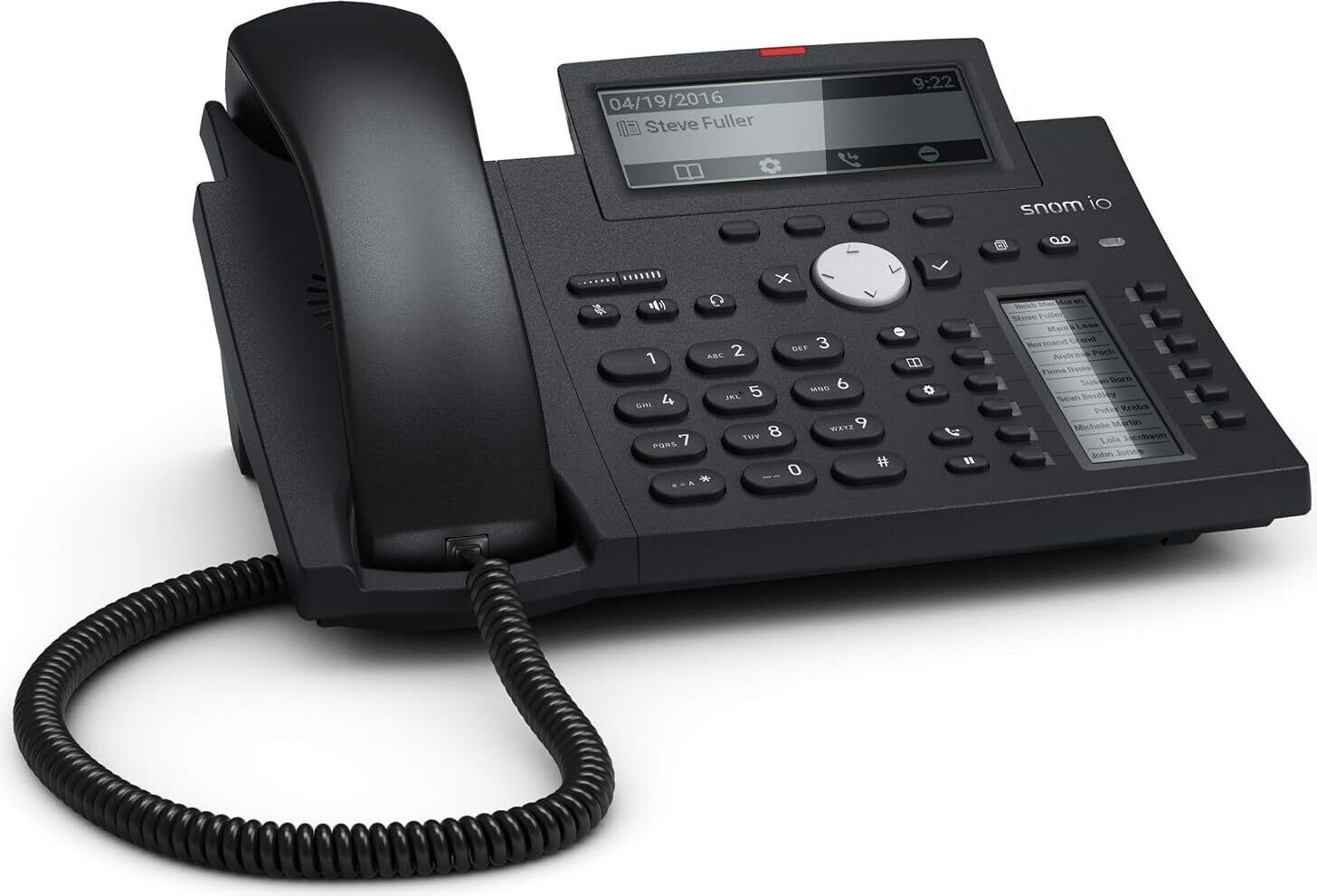 Snom D345 VoIP-telefoon met drievoudige oproepfunctie