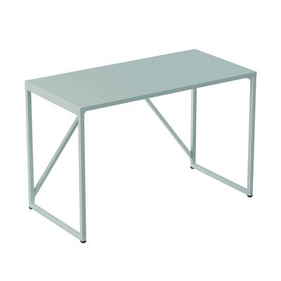 Oviala Business Moderner Schreibtisch L120 cm aus salbeigrünem Metall
