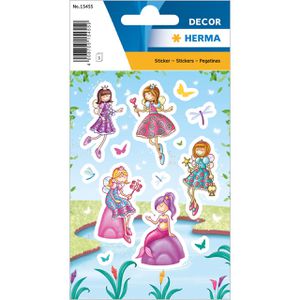 Herma Sticker Decor, 15455, Meerjungfrau und Feen, 27 Aufkleber, 27 Stück