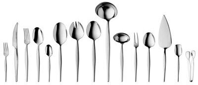 BergHOFF Essentials 72Pc 18/10 Stainless Steel Flatware Set, Finesse