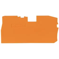 WAGO Abschlussplatte 1mm orange 2010-7192