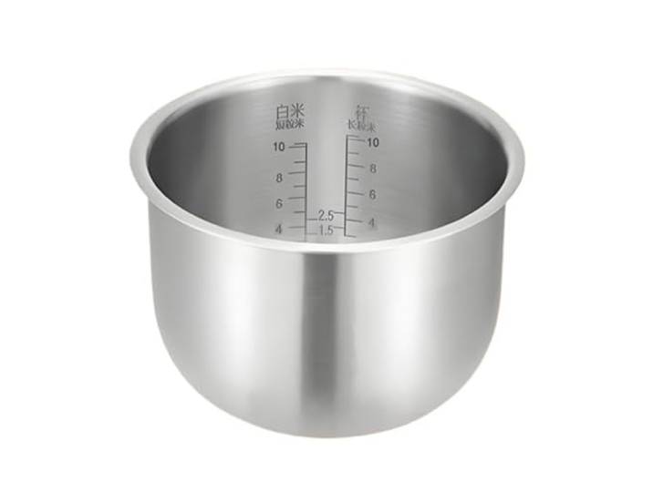Edelstahl-Reiskocher, kompatibel mit Zojirushi B258/B333, Ersatztopf-Zubehör for Reiskocher, universeller 316 Zero-Coating-Topfeinsatz, Topfeinsatz, Küchenwerkzeuge, Reiskocher-Teile, Küchengeschirr(B